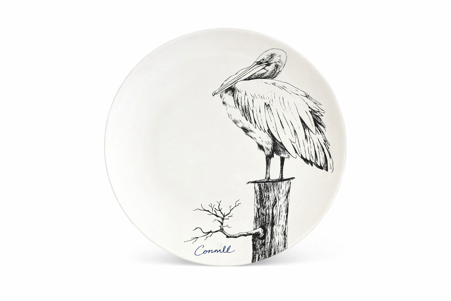 Connie Signature Pelican Decorative Ceramic Plate